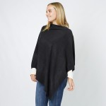 Wholesale soft Knit Poncho One Fits Most Acrylic