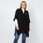 Wholesale sherpa Ruana Wrap One Fits Most Polyester