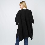 Wholesale sherpa Ruana Wrap One Fits Most Polyester