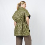 Wholesale puffer Poncho Full Zipper Pockets One Fits Most Polyester