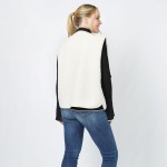 Wholesale button Up Sherpa Vest Pockets One Fits Most Polyester