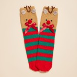 Wholesale soft Knit Christmas Socks Pack One Fits Most Microfiber Polyester