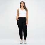 Wholesale women s Plus Sporty Chic Ultra Comfy Scuba Joggers Pack Adjustable Dra
