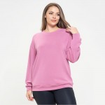 Wholesale women s Plus Sofie Soft Modal Scuba Oversized Crew Top Pockets Pack Cr