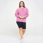 Wholesale women s Plus Sofie Soft Modal Scuba Oversized Crew Top Pockets Pack Cr