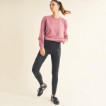 Wholesale women s Sofie Soft Modal Scuba Cropped Crew Top Pack Crewneck Cropped