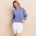 Wholesale women s Sofie Soft Modal Scuba Cropped Crew Top Pack Crewneck Cropped