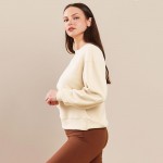Wholesale women s Sofie Soft Modal Scuba Cropped Crew Top Pack Crewneck Cropped