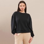 Wholesale women s Plus Sofie Soft Modal Scuba Cropped Crew Top Pack Crewneck Cro