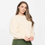 Wholesale women s Plus Sofie Soft Modal Scuba Cropped Crew Top Pack Crewneck Cro