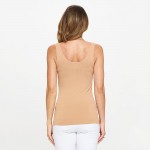 Wholesale women s Seamless Reversible V Neck Tank Top Shoulder Straps V Neckline