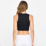Wholesale lady s Seamless Tank Top Pack Seamless Ribbed V neckline Empire Rib Ba