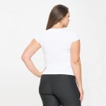 Wholesale women s Plus Seamless Crew Neck Short Sleeve Top Crew Neck Seamless Te