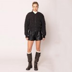 Wholesale do Everything Love Reversible Quilted Bomber Jacket Pack Full Zipper C