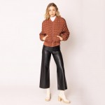 Wholesale do Everything Love Reversible Quilted Bomber Jacket Pack Full Zipper C