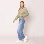 Wholesale do Everything Love Reversible Quilted Bomber Jacket Pack Full Zipper C