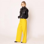 Wholesale do Everything Love Puffy Vegan Leather Cropped Vest Snap Button Zip Cl