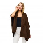Wholesale knotted Knit Ruana Wrap Strap One Fits Most Acrylic