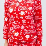Wholesale super Soft Fleece Merry Christmas Santa Pajama Set Front Pouch Pocket