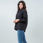 Wholesale light Weight Quilted Snap Jacket Collar Pack Snap Button Closure Two O
