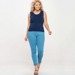 Wholesale women s Plus Reversible Low Neckline Seamless Tank Fitted Self Fabric