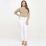 Wholesale women s Seamless Round Neck Long Sleeve Top Crew Neckline Seamless Con