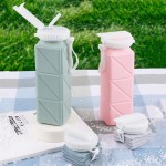 Wholesale silicone Folding Bottle Leak Proof BPA free L ML