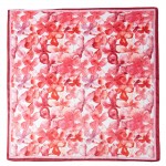 Wholesale watercolor Flower Print Bandana Scarf Multi Use Scarf Bandana Bag Tie