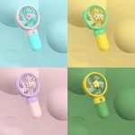 Wholesale two Portable Fan USB Rechargeable Charger Included Removable Base L