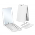 LED Compact Mirror With Comb & Tweezers

- Magnifying 
- USB Rechargeable (Charger Included)
- Diming 
- Approximately 4.75" T X 3" L
