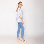Wholesale do Everything Love Floral Blouse One Fits Most Rayon Nylon