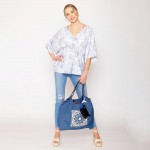 Wholesale do Everything Love Floral Blouse One Fits Most Rayon Nylon