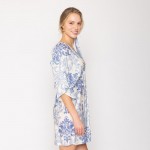 Wholesale do Everything Love Floral Print Dress One Fits Most Rayon Nylon