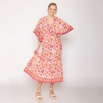 Wholesale do Everything Love Floral Boho Print Dress One Fits Most Polyester