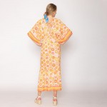 Wholesale do Everything Love Floral Boho Print Dress One Fits Most Polyester