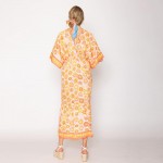 Wholesale do Everything Love Floral Boho Print Dress One Fits Most Polyester