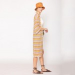Wholesale do Everything Love Stripe Crochet Cardigan One Fits Most Polyester