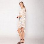 Wholesale do Everything Love Flower Lace Kimono One Fits Most Cotton