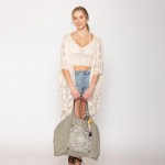 Wholesale do Everything Love Flower Lace Kimono One Fits Most Cotton