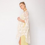 Wholesale do Everything Love Floral Lace Kimono One Fits Most Cotton