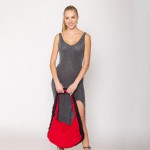Wholesale do Everything Love Solid Knit Dress Tinsel Detail One Fits Most Acryli