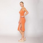 Wholesale do Everything Love Solid Knit Dress Tinsel Detail One Fits Most Acryli