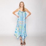 Wholesale do Everything Love Shell Starfish Print Dress One Fits Most Polyester