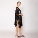 Wholesale do Everything Love Flower Lace Kimono One Fits Most Cotton