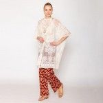 Wholesale do Everything Love Flower Lace Kimono One Fits Most Cotton