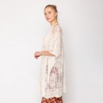 Wholesale do Everything Love Flower Lace Kimono One Fits Most Cotton