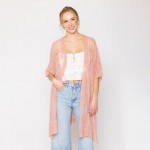 Wholesale do Everything Love Flower Lace Kimono One Fits Most Cotton