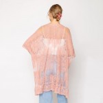 Wholesale do Everything Love Flower Lace Kimono One Fits Most Cotton