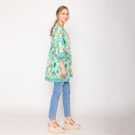 Wholesale do Everything Love Ikat Print Poncho One Fits Most Polyester