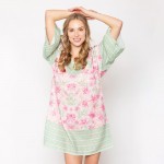 Wholesale do Everything Love Floral Print Poncho One Fits Most Polyester